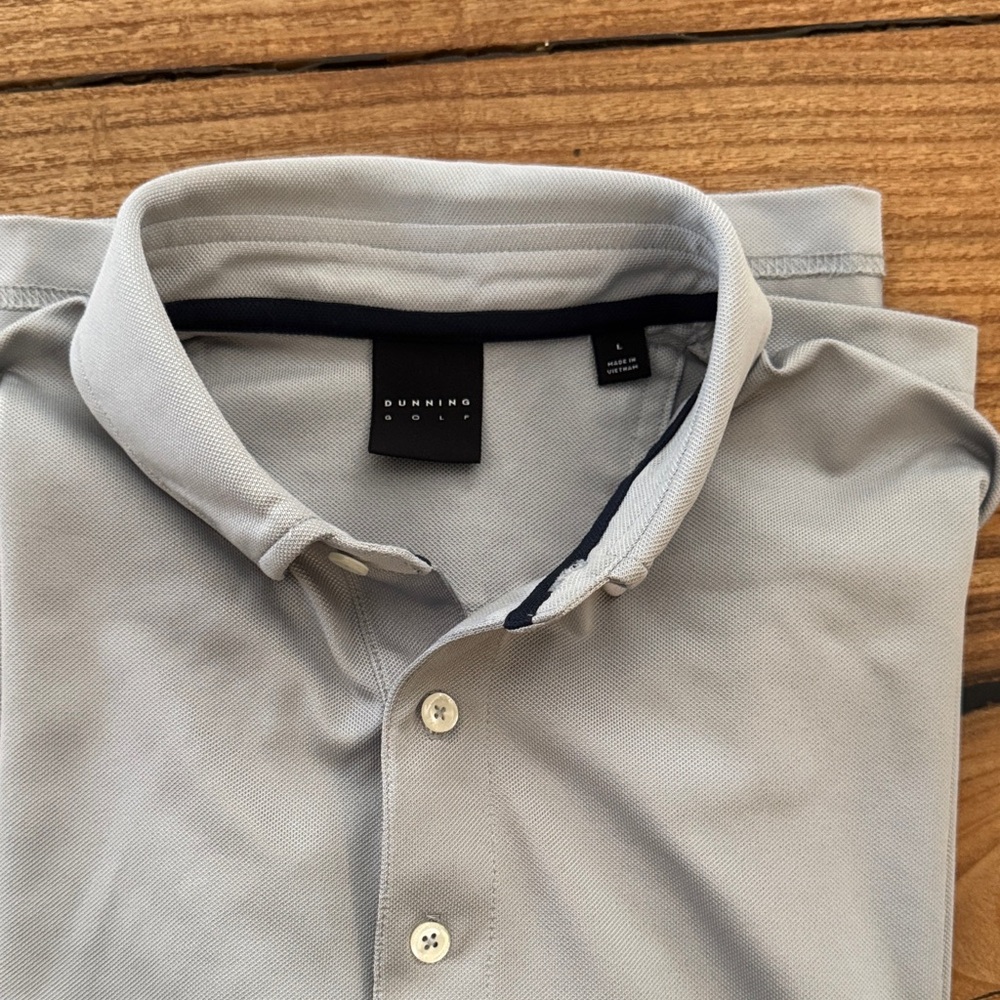 Dunning gold Men's Gray Polo Shirt